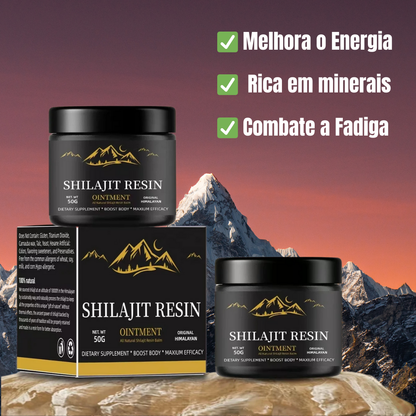 Resina Shilajit Pura dos Himalaias- Transforme o Seu Corpo e a Sua Mente